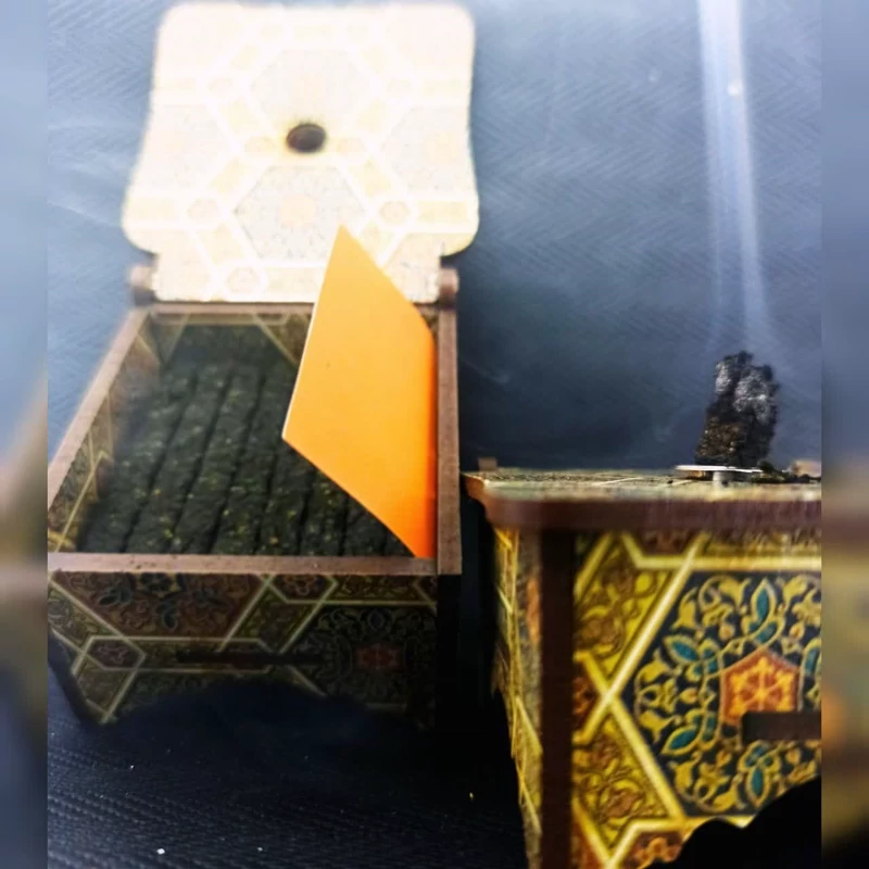 عود دست ساز خود سوز چشم زخم فدک (بسته 8 تایی)