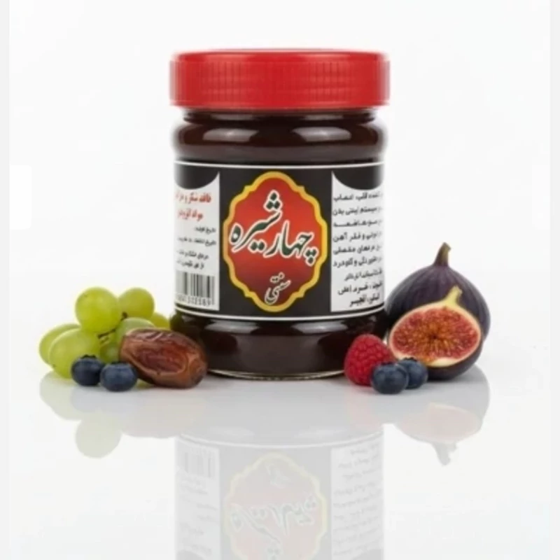 چهار شیره طلوع سبز فدک (500گرم)