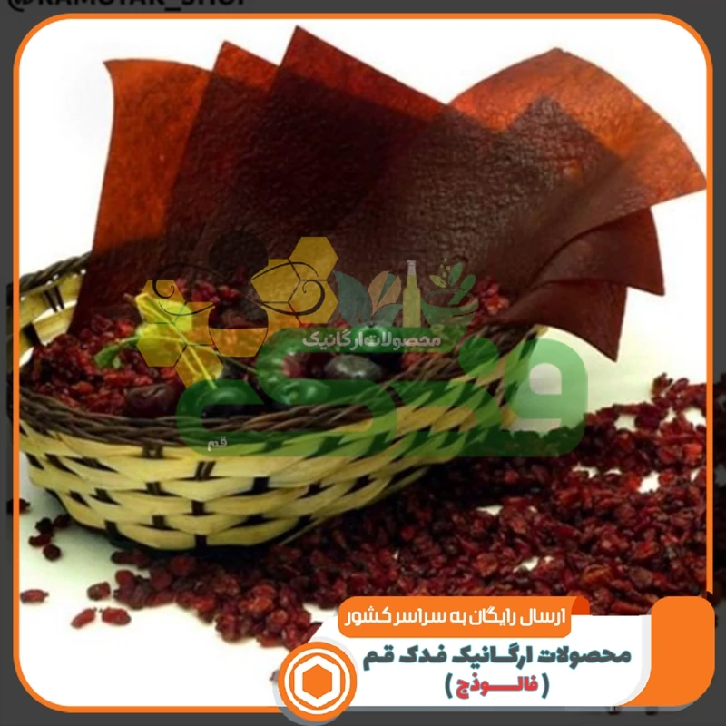 لواشک طعم استوایی طبیعی محلی فدک (1 کیلوگرم)