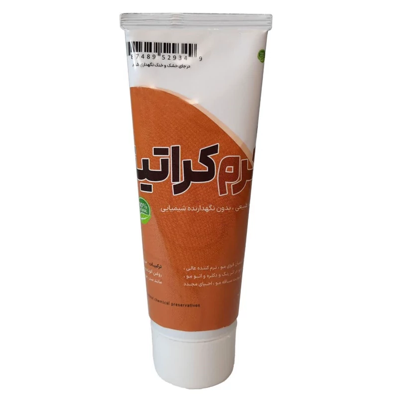 کرم کراتینه مو تیوپی 5ستاره فدک (ماسک مو طبیعی)