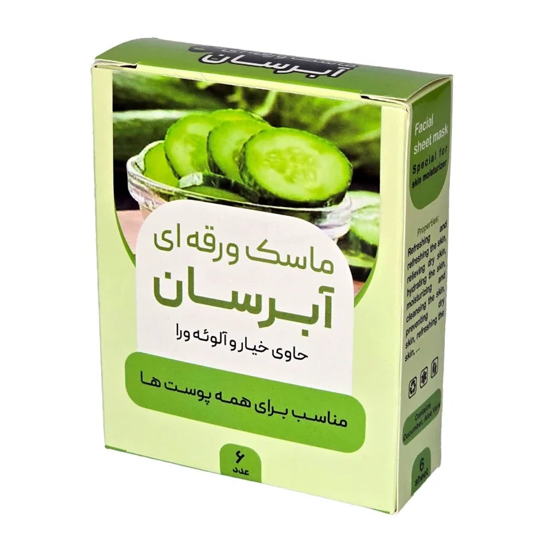 ماسک آبرسان ورقه ای فدک (6 ورقی)