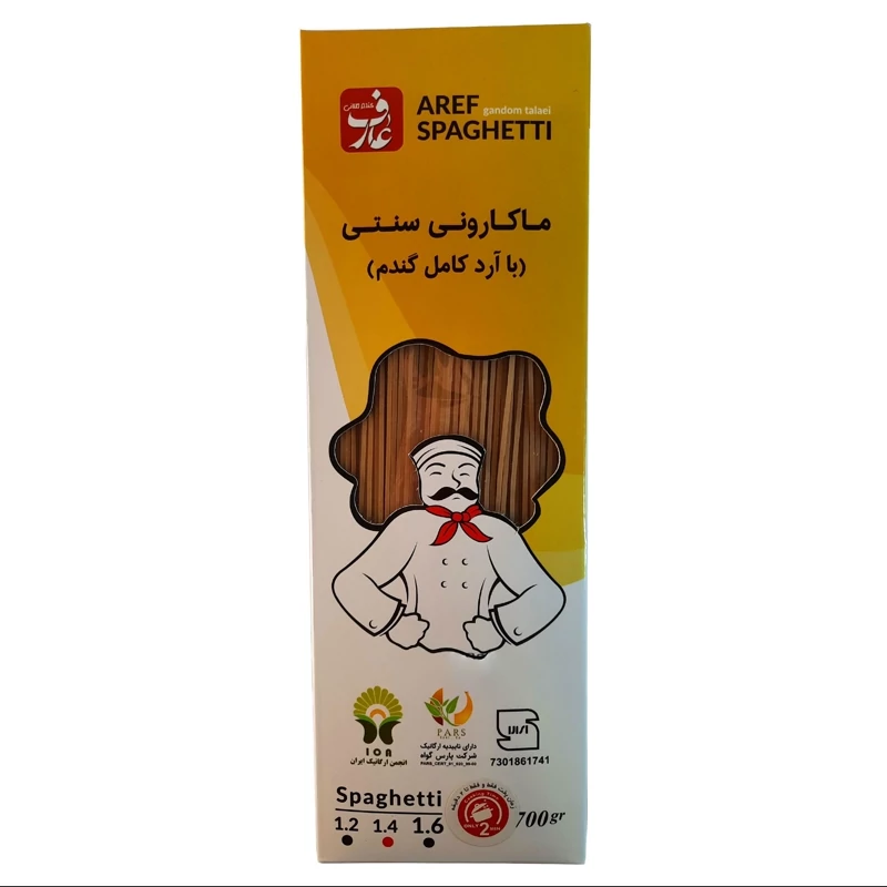 ماکارانی غنی شده با سبوس کامل گندم (ماکارانی طبیعی)