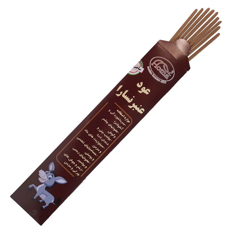 عود دست ساز عنبر نسارا فدک (60 بسته )