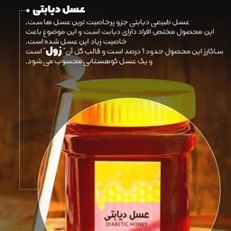 عسل دیابتی 5ستاره فدک (1000گرم)