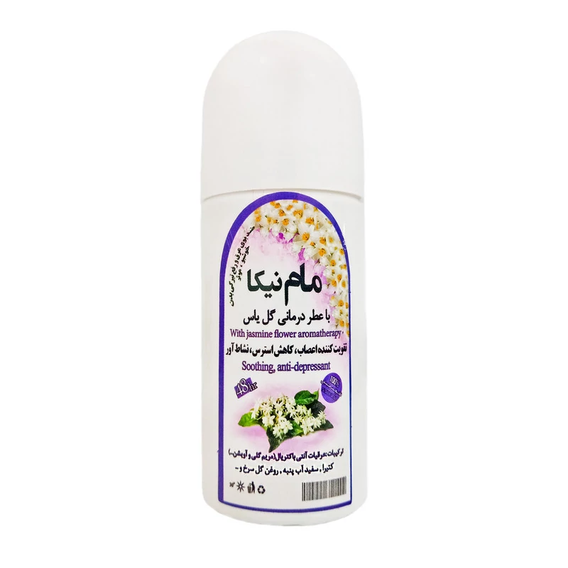 رول ضد تعریق نیکا مدل گل یاس حجم 50 میلی لیتر