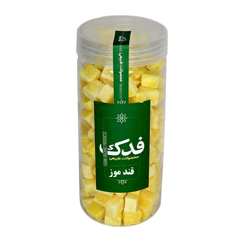قند نیشکر و عسل طعم موز فدک - 450 گرم