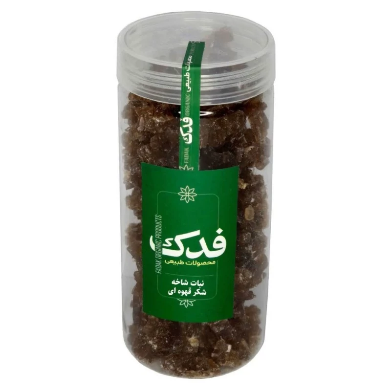 نبات شکر قهوه ای فدک سبز 300 گرم