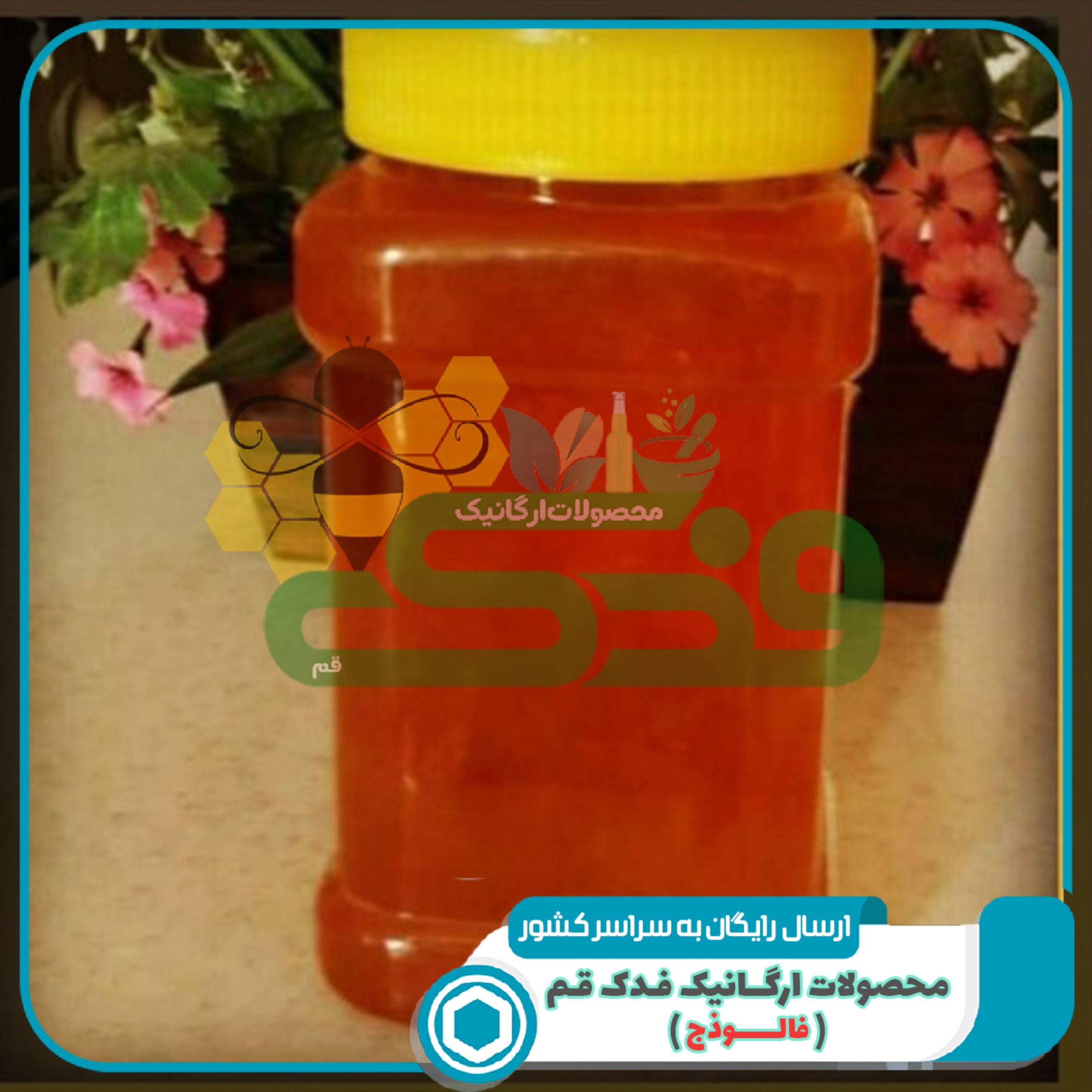 عسل گون طبیعی فدک (500گرم)