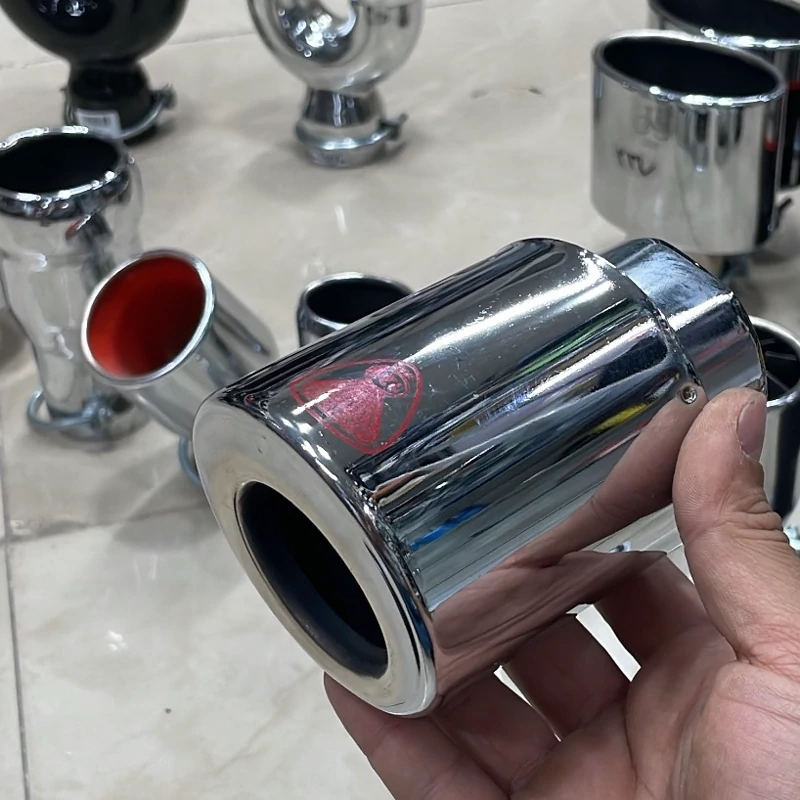 سر اگزوز کروم استیل کد 121مناسب تمامی خودرو های داخلی و خارجی