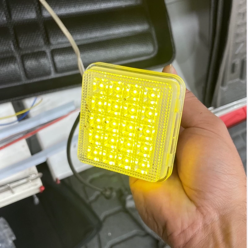 چراغ سقف تمام LED پراید رنگ لیمویی