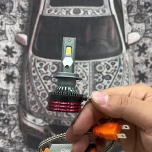 هدلایت پایه H7 برند M8pro نور آفتابی فابریک بسته دو عددی