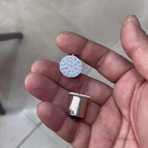 لامپ راهنما تک کنتاکت LED نارنجی بسیار جذاب بسته دو عددی ( جفت )