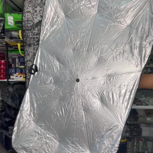آفتابگیر خودرو مدل چتری با طراحی تلسکوپی و 10 دنده فولادی، ضد اشعه UV، نصب آسان روی شیشه جلو و داشبورد، کاهش دمای داخل خ