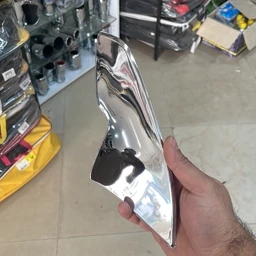 قاب استیل لچکی آینه بغل پراید بسته دو عددی کیفیت درجه یک