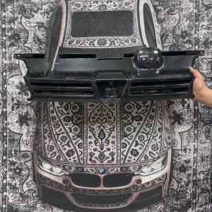 جلو پنجره پژو 405 رنگ مشکی بدون آرم
