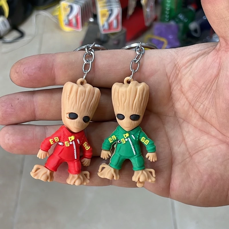 جاکلیدی سیلیکونی طرح Groot من گروت هستم