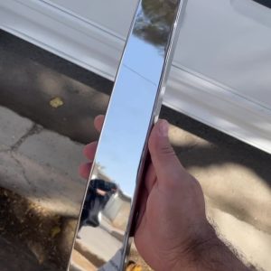 قاب ستون استیل پرایدست 2تیکه نصب بصورت فابریکی بدون نیاز به چسب وغیره نصب راحت وآسان