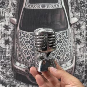 خوشبو کننده طرح میکروفن لرزان داخل خودرو نوستالژی