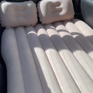 تشک بادی مسافرتی با پمپ باد فندکی خودرو در سه رنگ