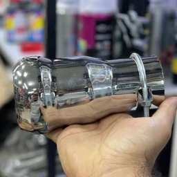 سر اگزوز سر گرد سوتی کروم کیفیت درجه یک