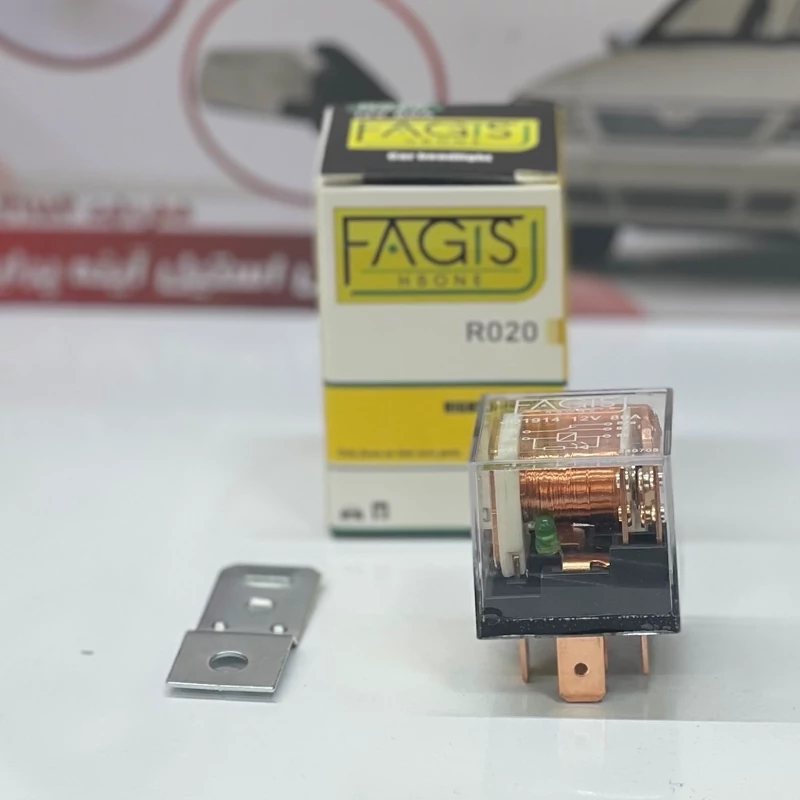رله 80 آمپر ( رله بوق ) برند HB کیفیت بسیار بالا دارای یک سال گارانتی