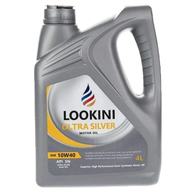 روغن موتور لوکینی 10W40 SL SILVER چهار لیتری