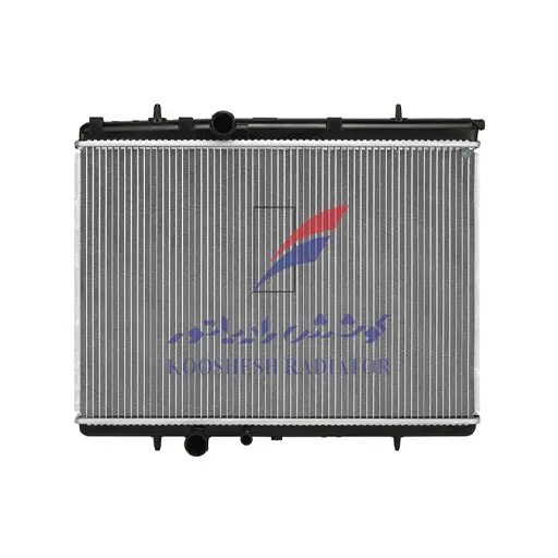 رادیاتور آب پژو 207 کوشش رادیاتور تک لول آلومینیومی دنده ای