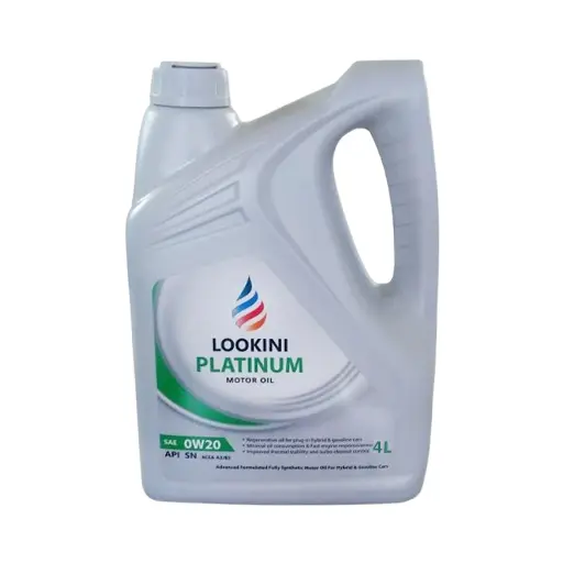 روغن موتور لوکینی 0W20 SN PLATINUM چهار لیتری