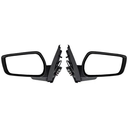آينه بغل پژو پارس کروز تنظیم برقی تاشو دستی با لنز و راهنما بدون موتور و قاب (چپ و راست)