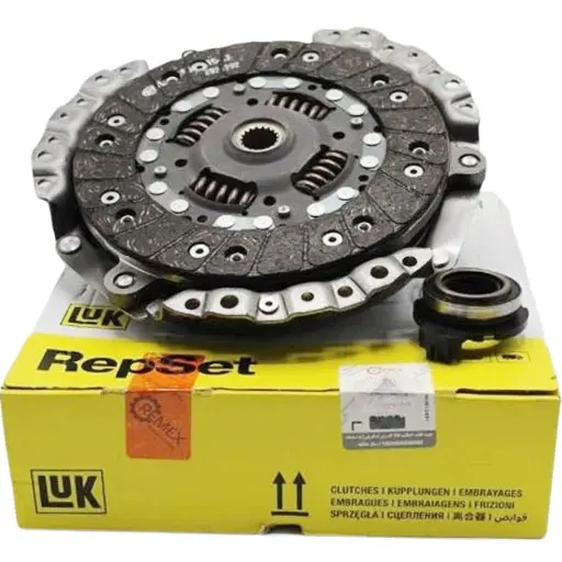 دیسک و صفحه پژو 405 XU7 لوک پری‌دمپر با بلبرینگ 4 فنر دوبل