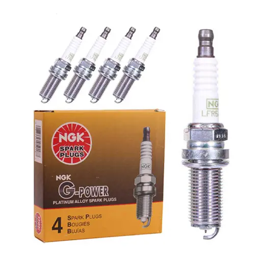 شمع NGK پایه بلند سوزنی جی پاور 5018 ژاپن چهار عددی