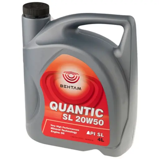 روغن موتور بهتام SL 20W50 5000 مدل Quantic چهار لیتری