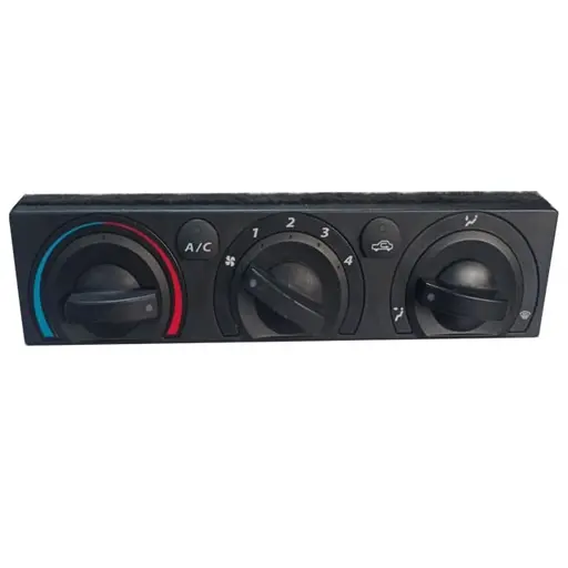 پنل بخاری و کولر پژو 405 ایساکو روتاری طرح ساندن دو سوکت نیم دایره 2290101203