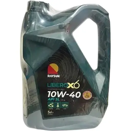 روغن موتور ریسان 10W40 SL مدل liberox6 نیمه سینتتیک حجم پنج لیتری