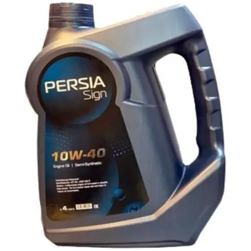 روغن موتور پرشیا ساین 10W40 SN تمام سینتتیک حجم چهار لیتری