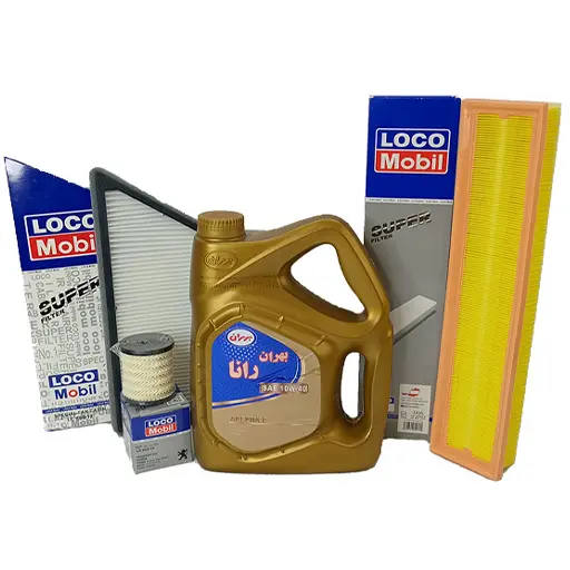 پکیج تعویض روغن پژو 206 تیپ 5 بهران (استاندارد)