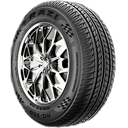 لاستیک رازی سایز 195/65R15 گل RG550 تک حلقه ای