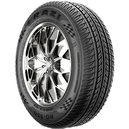 لاستیک رازی سایز 205/60R14 گل RG550 تک حلقه ای