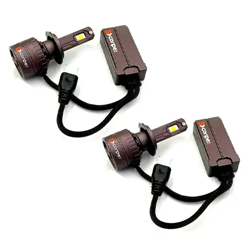 هدلایت کانپکس اورجینال فابریک پایه H7 مدل HiGH Power VX5 چیپ CSP زرد آفتابی 2 عددی