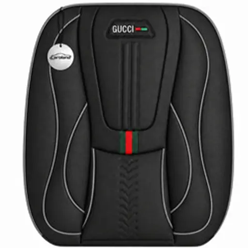 روکش صندلی پژو 206 کارولند مدل G-2 چرمی مشکی طوسی 12 تکه