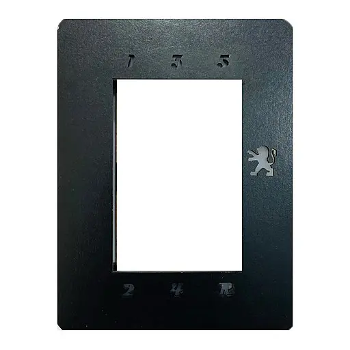 قاب دور دنده پژو 206 مدل چراغدار کد AMS1