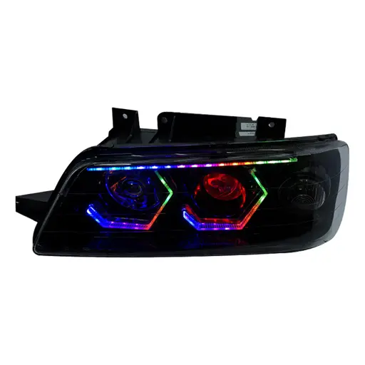چراغ جلو اسپرت پژو 405 مدرن مدل 3D-Wolf فولکالر 2 عددی