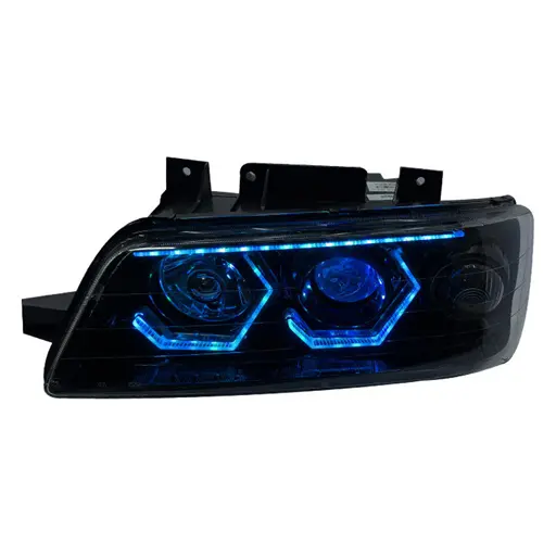 چراغ جلو اسپرت پژو 405 مدرن مدل 3D-Hexa-Devil-Ice 2 عددی