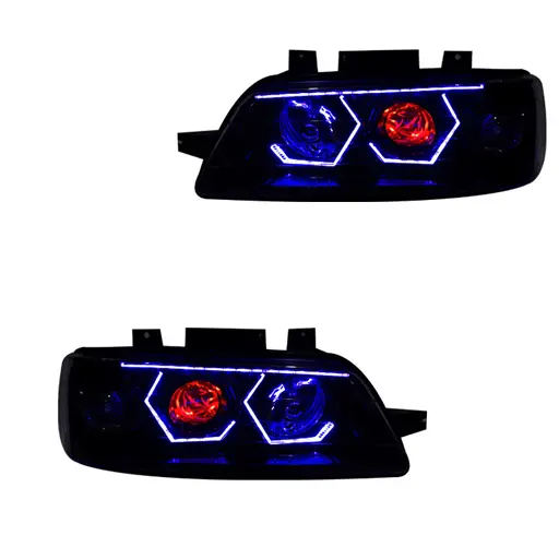 چراغ جلو اسپرت پژو 405 مدرن مدل 3D-Wolf-Purp 2 عددی