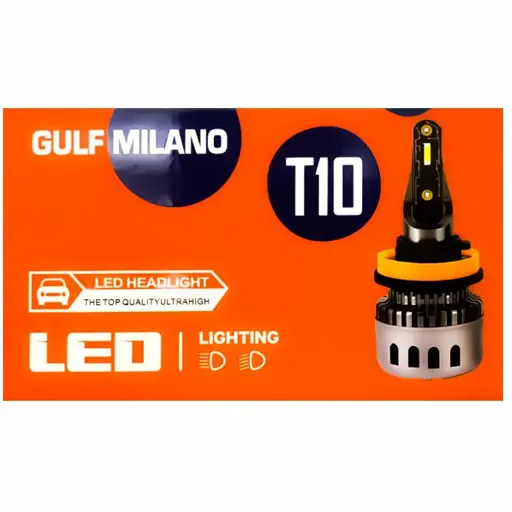 هدلایت گلف میلانو یخی مدل t10 پایه H4