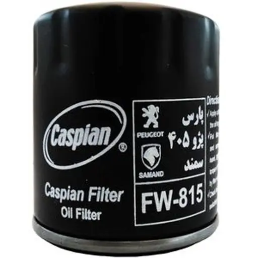 فیلتر روغن خودروی کاسپین مدل FW-815 پژو 405