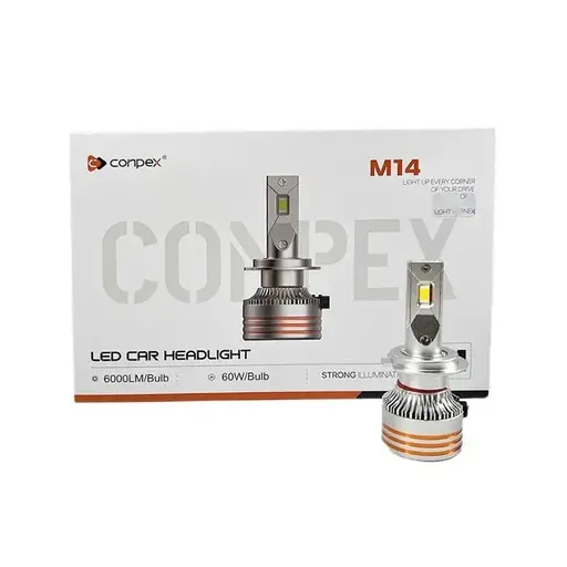هدلایت کانپکس مدل M14 توان 60W شدت روشنایی 12000 لومن پایه H3