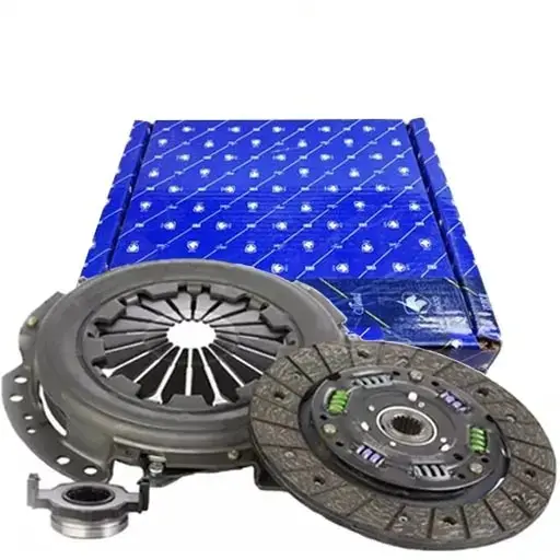 دیسک و صفحه پژو پارس XU7 ایساکو طرح اصلی والئو با بلبرینگ کد 0670302799 پری‌دمپر 6 فنر