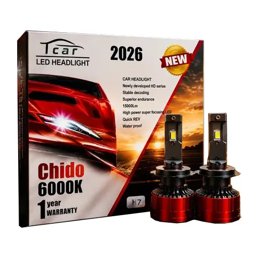 هدلایت LED تیکار مدل Chido 2026 پایهH7