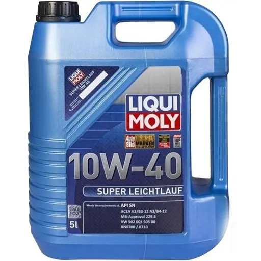 روغن موتور لیکومولی Super Leichtlauf 10W40 API SN حجم 5 لیتری